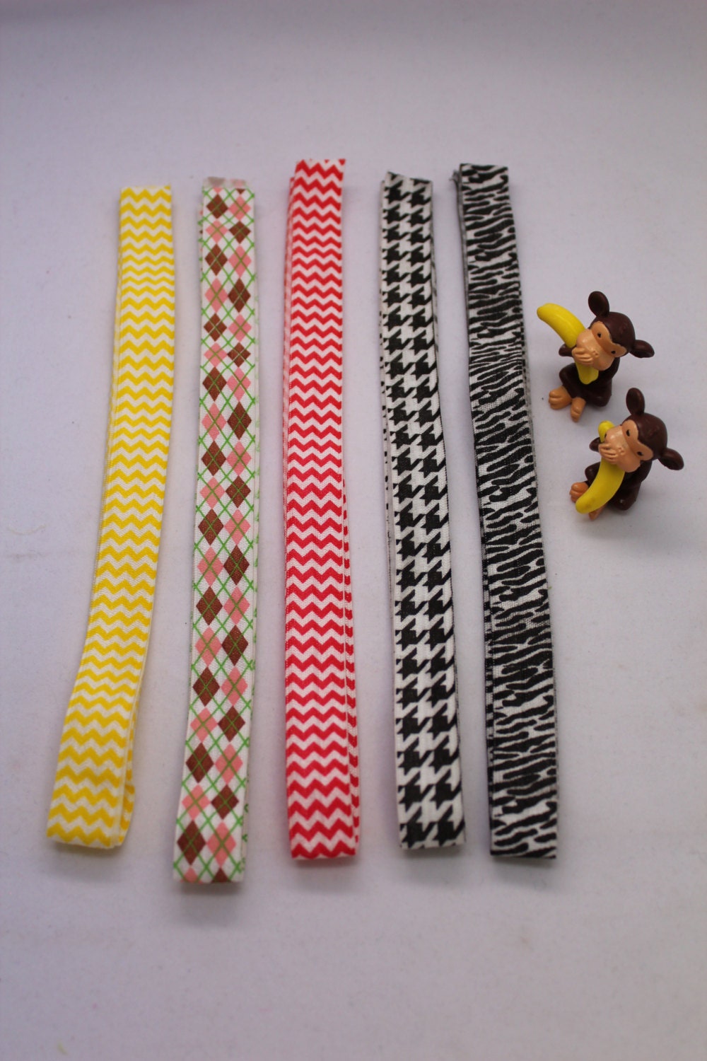 5 yards 5/8" (65) Pattern Mix elastic foe trim ties diapers emi bella jays