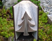 The Pine Tree - Reader's Digest Condensed Books - Folded Book Art - Recycled, Repurposed, Reclaimed