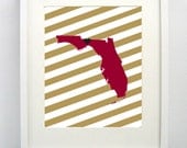 Florida State University Giclée Print - 8x10 -  Go Seminoles
