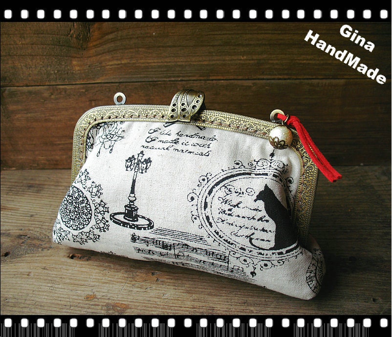 Vintage symbol iphone case // Coin metal purse / Coin Wallet / Pouch coin purse / Kiss lock frame purse bag-GinaHandmade