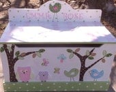Toy Chest Toy Box TOY Storage Bench Toy Bench Haley Inspired