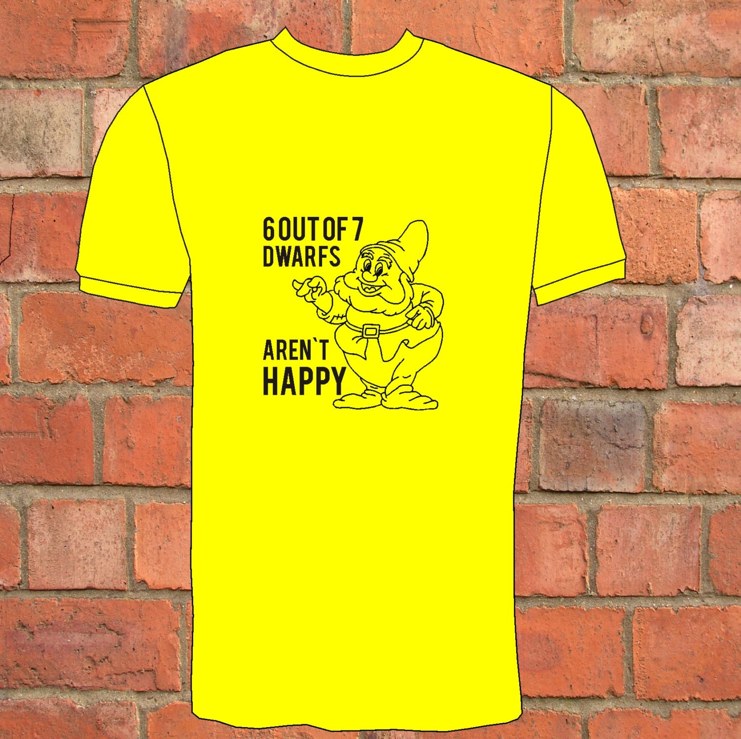 Items similar to Seven Dwarfs Happy T-Shirt on Etsy