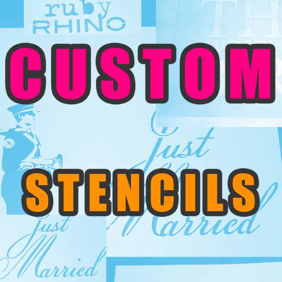 custom stencil from your artwork