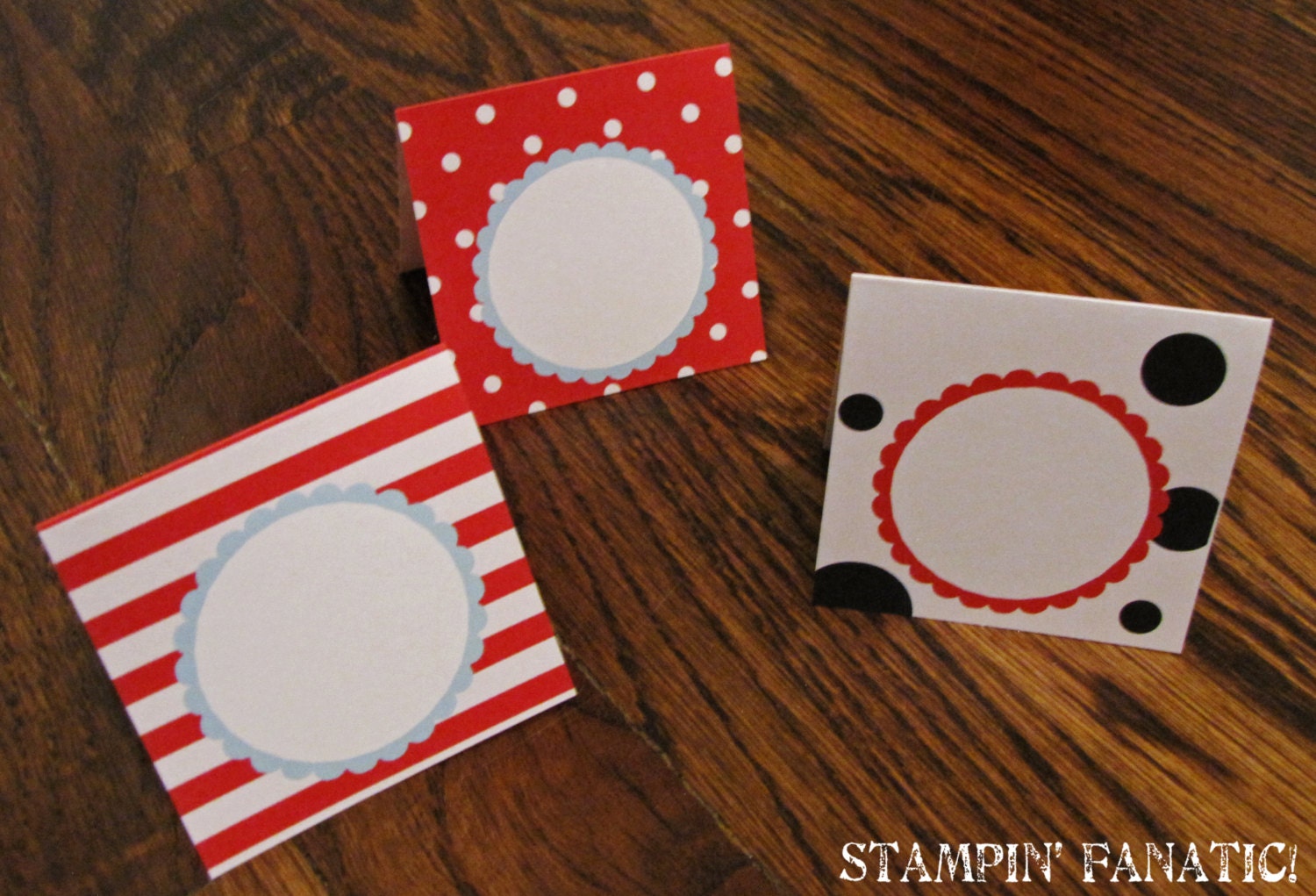 Olivia Inspired: Set of 9 Food/Name/Activity Tents. Buffet Cards. Food Tents. Blank. Red white and black buffet tents. Il_570xn