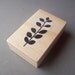 Floral Leaf Rubber Stamp for Patterns, Gift Wrap, Cards, Scrapbooking