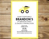 PRINTABLE - Dump Truck Invitation