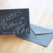 Father's Day Card Hand Written Custom Greeting Card with Hand Lettering Calligraphy