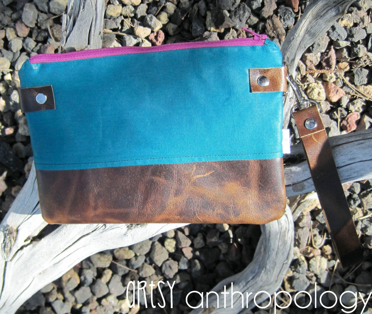 Teal Wristlet