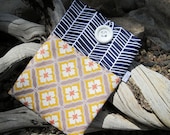Navy & Floral - E-reader Case