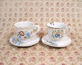 Doll Tea Cups and Saucers 1930's Japan Bone China Miniatures