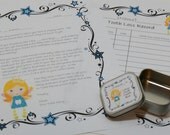 Personalized Tooth Fairy Box, Tooth Fairy Pillow Box, Lost Tooth Storage, Lost Tooth Record, Tooth Fairy Letter, Tooth Fairy Set