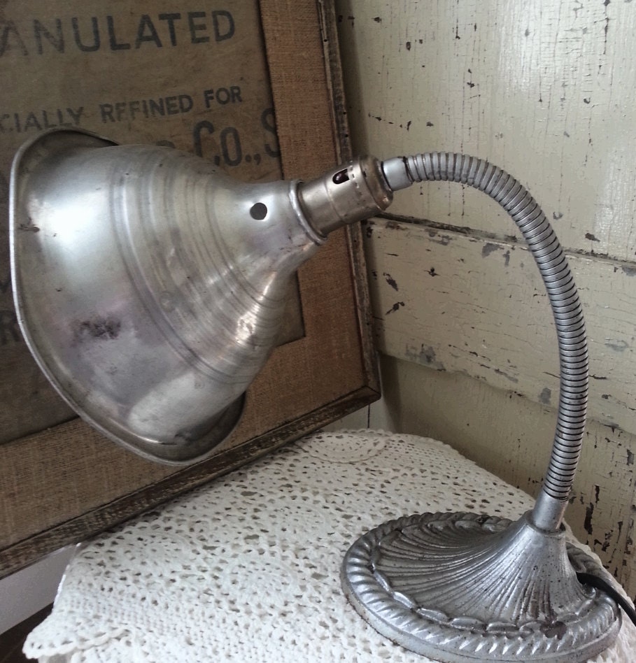 Vintage Industrial Gooseneck Lamp