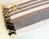 Handwoven Peshtemal Towel NATURAL Cotton Eco Friendly PESHTEMAL,High Quality,Turkish Cotton Bath,Beach,Spa,Yoga,Pool Towel