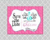 Wonderland - Printable Save the Date