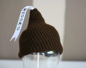 Crochet Hershey's Kiss Hat (Newborn