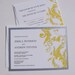 Vintage Wedding Invitation, Flourish Wedding Invitation, Yellow and Grey Wedding invitation, Modern Wedding Invitation - sample set