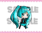 Hatsune Miku (Love is War) Keychain