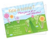 Customized and Printable Candy Land Birthday Party Invitation