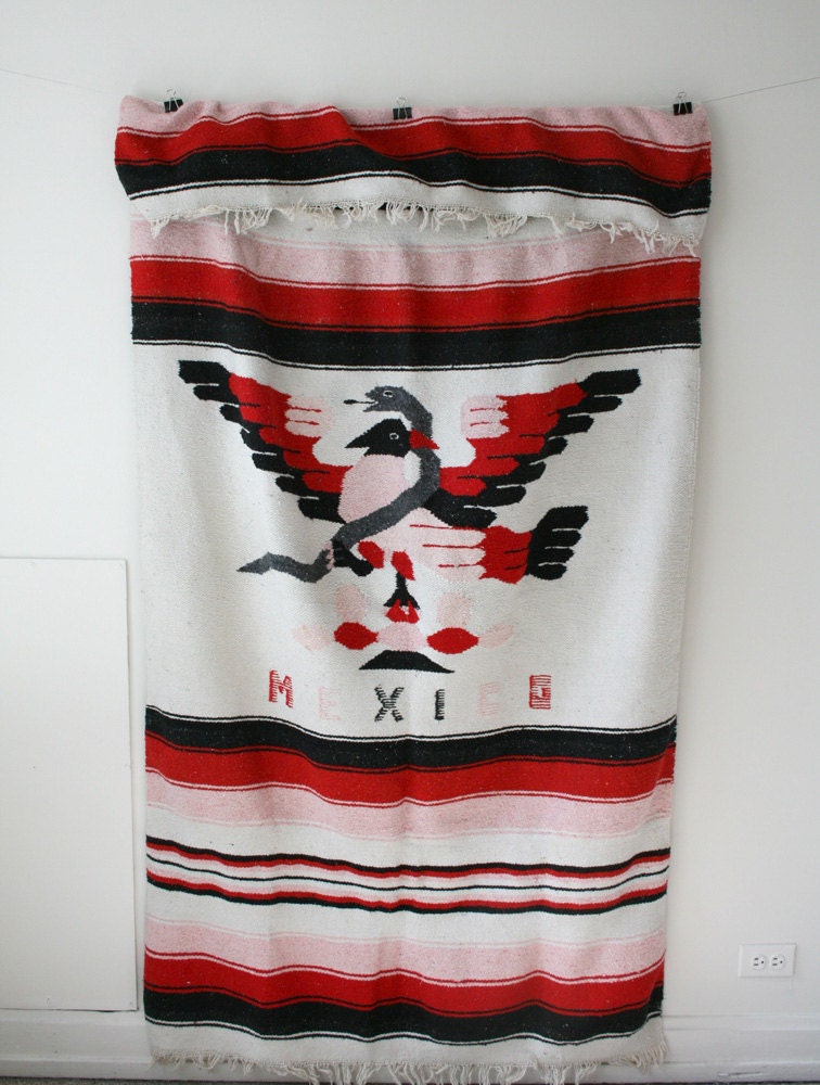 SALE Eagle Mexican Blanket