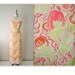 60s Novelty Print Dress // Vintage 1960's Women Novelty Print Vibrant Maxi Hostess Dress S