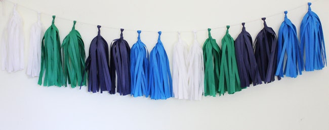 Tissue Tassel Garland Kit - Modern