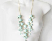 Mint Green Bubble Necklace