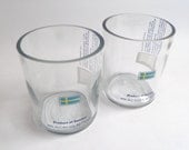 Svedka Vodka Old Fashioned Lowball Rocks Whiskey Glass Short Tumblers