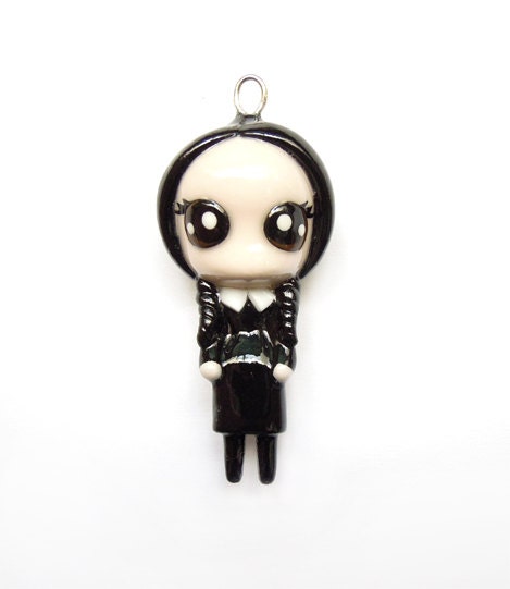 NEW - Wednesday - Miniature Sculpture - Charm Pendant