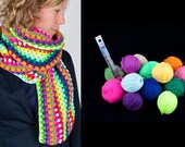 DIY box , with a pattern and the supplies to make a scarf