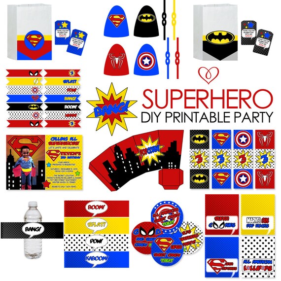 Superhero Collection - This Listing is for SIX items - You Choose Il_570xn