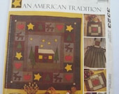 McCalls Crafts Sewing Pattern Number 3323 Quilt Apron Pillows Tote Placemat
