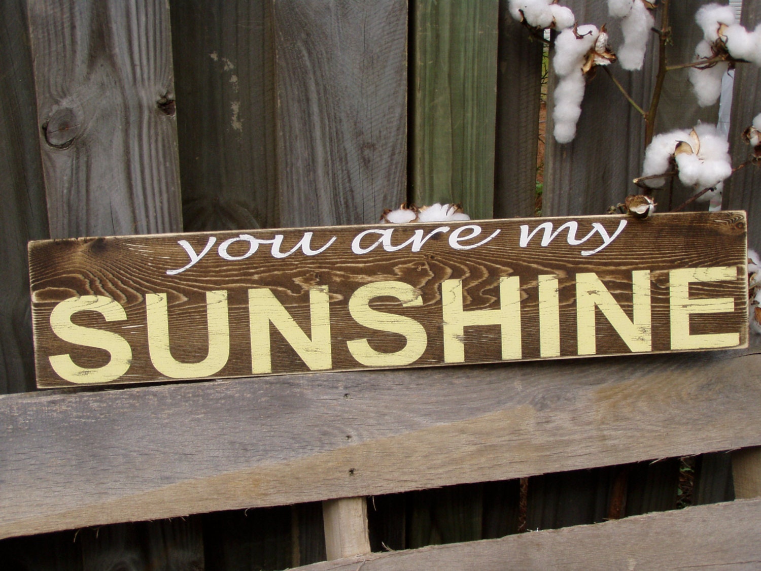 You Are My Sunshine-30" Distressed Sign, rustic, shabby, wedding,personalized  sunshine