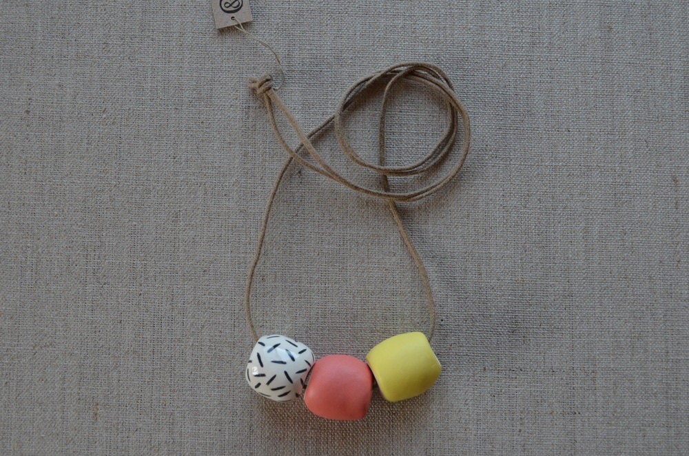 Neon Ring Necklace