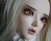 BJD eyes available in 14/16/18/20/22/24mm Magical Golden Cat made to order