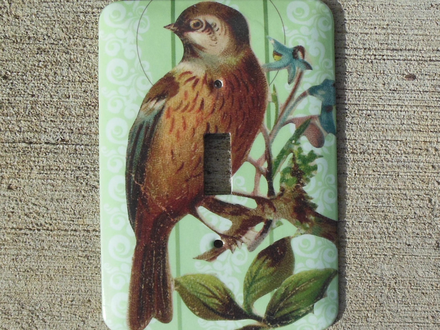 Wisely Garden Bird Light Switch Plate Cover