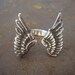 Silver Angel Wing Ring