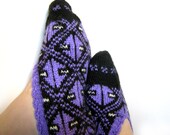 Womens Slippers, Girls Slippers, Knitted Slippers, Gift for Girls Women, Womens size 6,6.5 ,7,7.5slippers home shoes