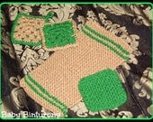 Play Kitchen Towel, Potholder, and Dishrag Set