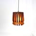 Wine Barrel Hanging Pendant Light - Basket V1S Open -100% RECYCLED from Napa Wine Barrels