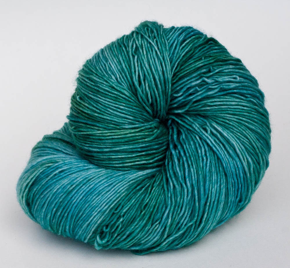 Singles fingering yarn: Caribbean variation, 4 oz