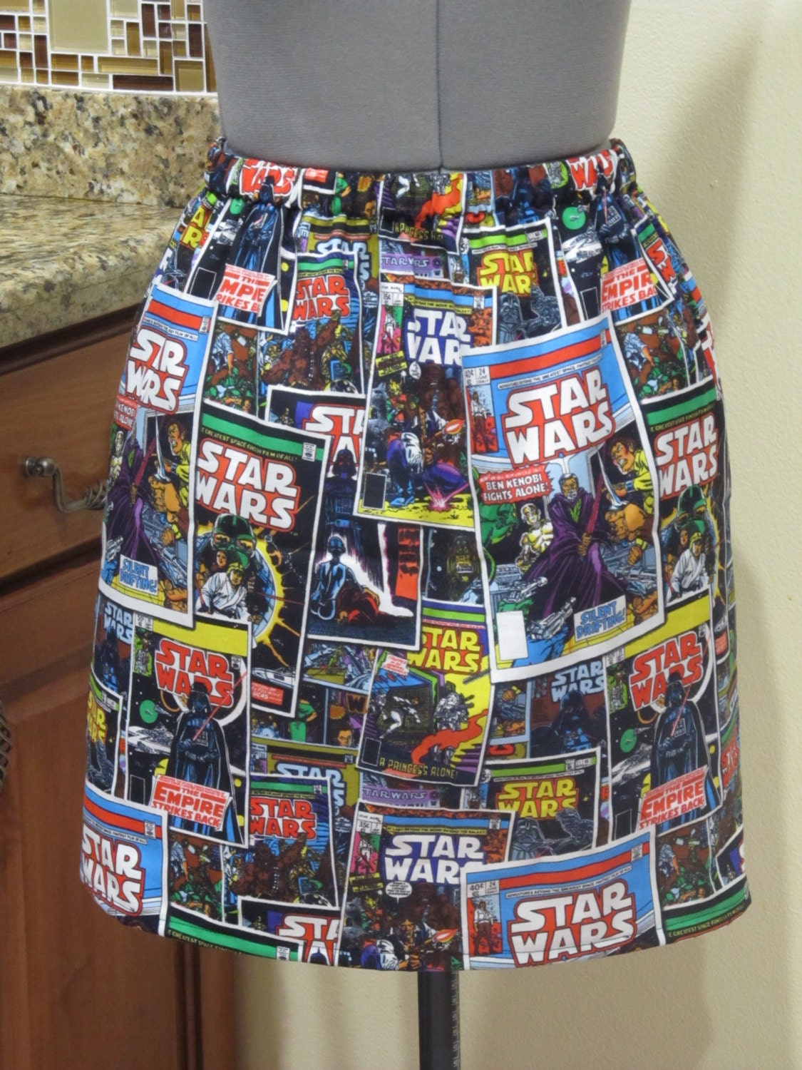 Star Wars Comic Flirty Geeky Skirt - Ready to ship
