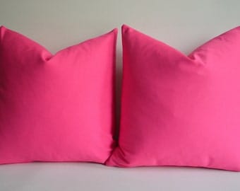 Sukan / 1 Canvas Pillow Cover Pink - large pillow - throw pillows - custom pillows - euro pillow covers - european pillows - 20x20 pillows