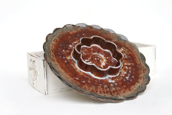 Charred Chip and Dip Tray