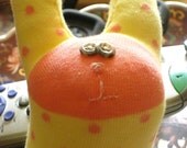 Super cute Easter sock bunny CUSTOM made in your choice of color(s)