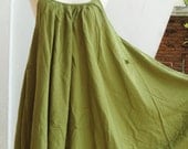 Green Swan Light Green Cotton Dress, green dress