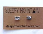 Tiny Cassette Tape Earrings