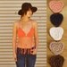 Coral Fringe Bikini / Beaded Halter / Festival / Gypsy Top CHOOSE YOUR COLOR