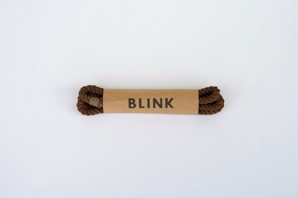 Rope Slip Leash: Wood, Large