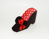 Paper Shoe Red Minnie Mouse High Heel Paper Shoe Gift Box Favor Box Il_170x135