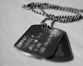 Dog Tag - 8 x 10 Photograph